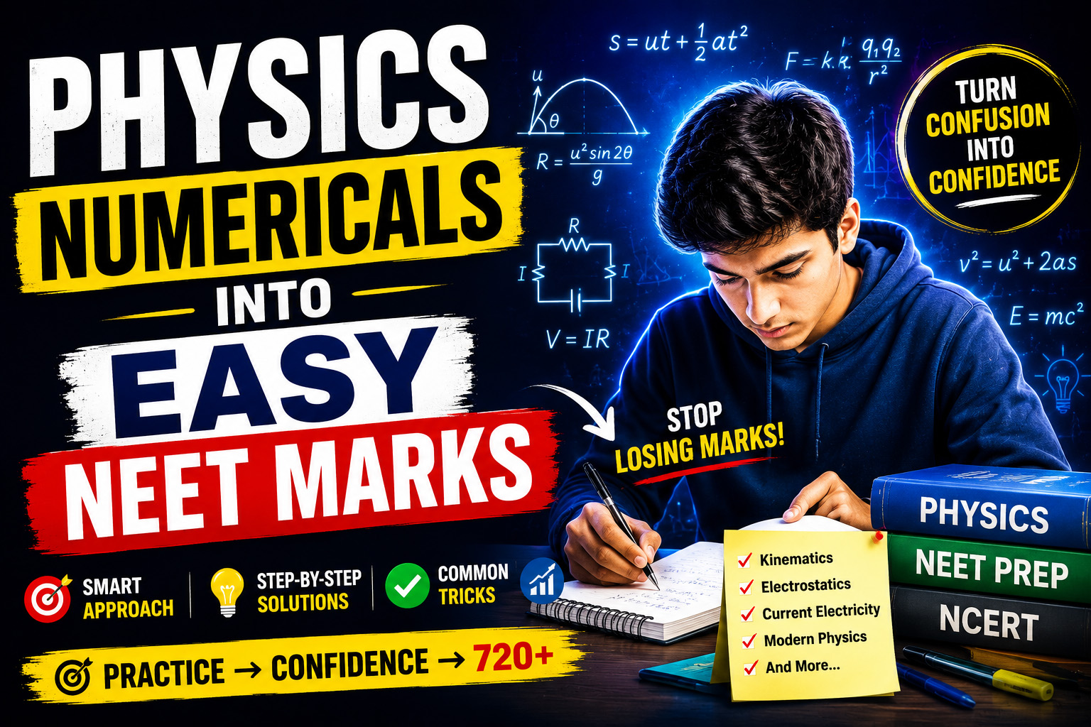 Physics numericals problem solving strategy